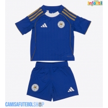 Camisa de time de futebol Leicester City Boubakary Soumare #24 Replicas 1º Equipamento Infantil 2025-26 Manga Curta (+ Calças curtas)